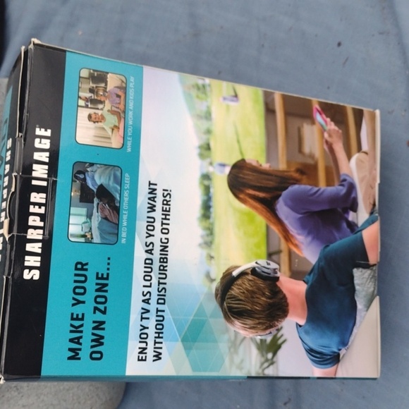 Sharper Image Wireless TV Headphones - Picture 2 of 5